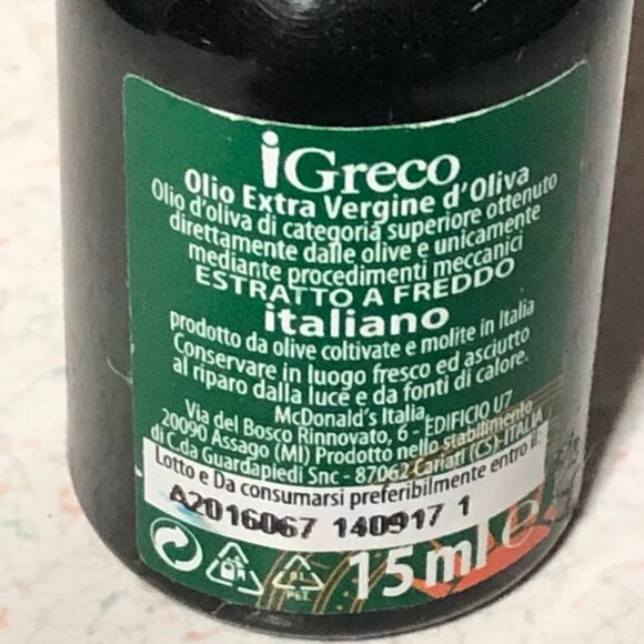 Extra virgin Olive Oil McDonald’s iGreco - Picture 4 of 6